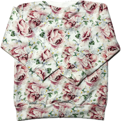 Bluza bawełniana GAMEX - KWIATY -  PEONIE Rozmiar 92